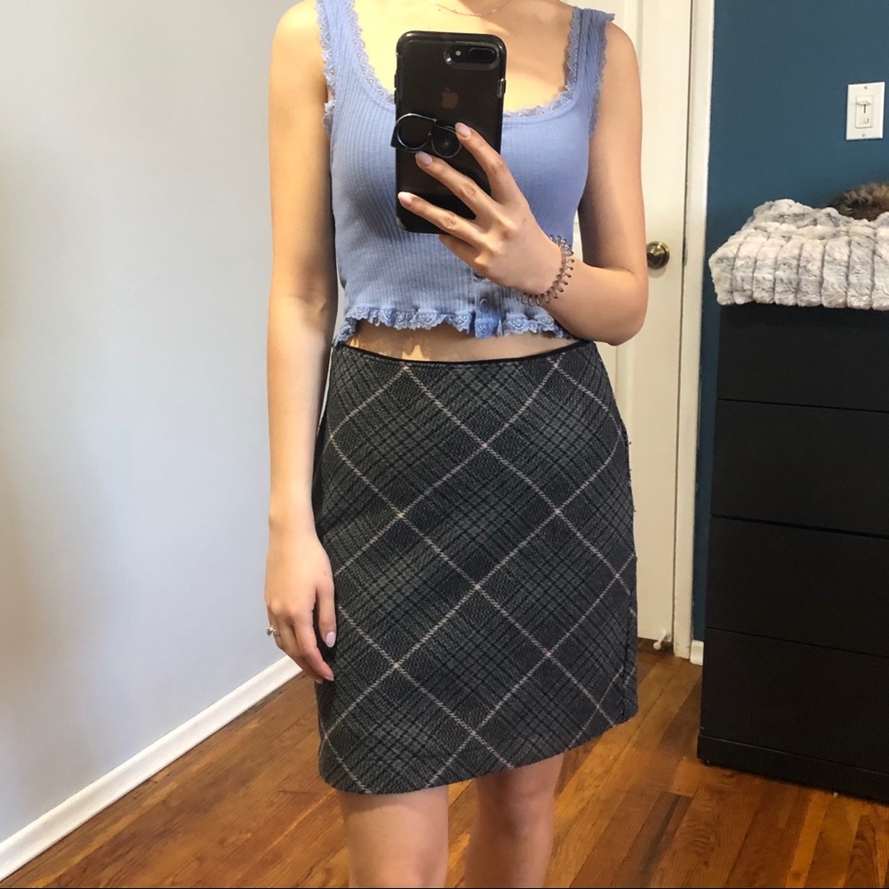 Abercrombie & Fitch plaid skirt